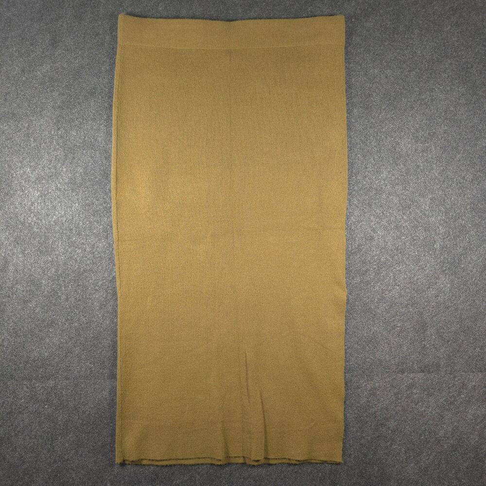 Bobeau Pencil Skirt Femme Size Large Autumn Color Sweater Knit Side Slit NWOT